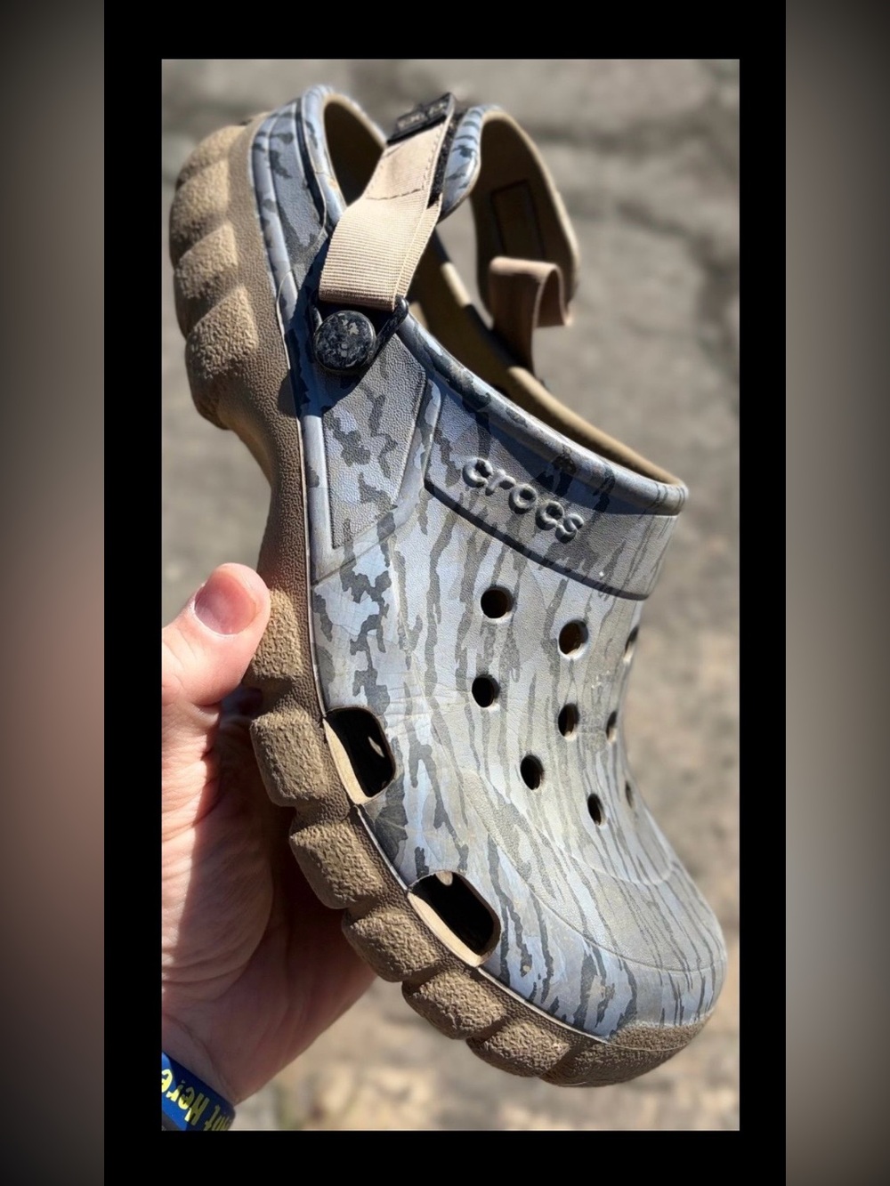 Crocs Offroad Sport RT Max5 Camouflage Waterpoof Slip On Clogs-Mens 9 Womens 11